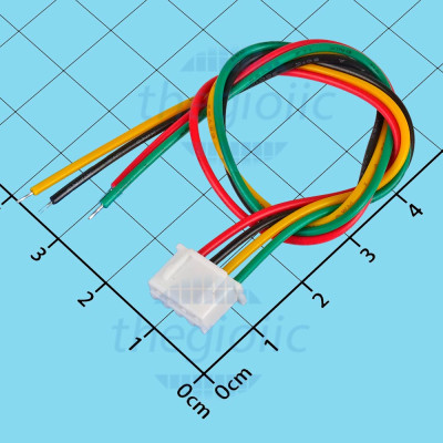 Dây Bus XH2.54 1 Đầu Cái 4 Tiếp Điểm 2.54mm Dài 20cm