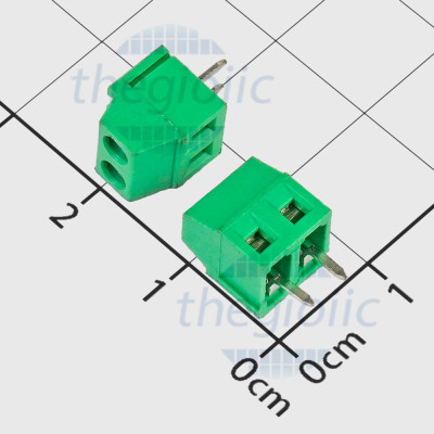 KF128-2-V Domino 2 Chân Thẳng 3.81mm 300V 10A Hàn PCB