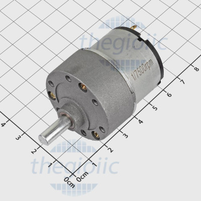 GB37-520 Động Cơ Giảm Tốc 12VDC, 750 rpm, Trục 6mm