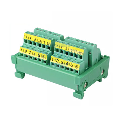 YL-DY2424 Terminal Khối Gắn Ray 24 Sang 24 10A 300V