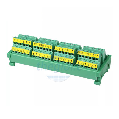 YL-DY4848 Terminal Khối Gắn Ray 48 Sang 48 10A 300V