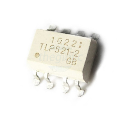 TLP521-2(GB) SMD Optoisolator Transistor Output 2500Vrms 2 Channel, SOP-8