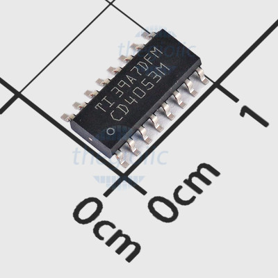 CD4053BM IC Multiplexer/Demultiplexer Triple, 16-SOIC