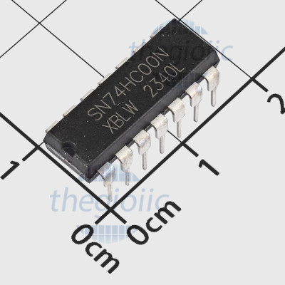 XBLW SN74HC00N IC Gate NAND 4CH 2-INP, 14-DIP