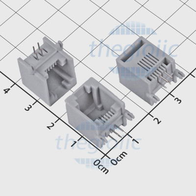 Cổng RJ11 Cái 6P4C 4 Chân Hàn PCB