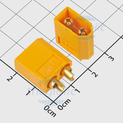 XT60-M Jack Cắm Đực 30A 500VDC