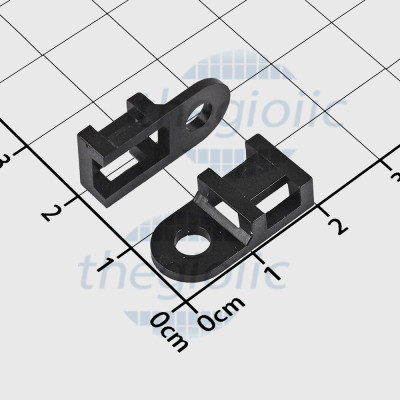 STM-0 Giá Đỡ Dây Buộc Lỗ Vít 4mm Màu Đen