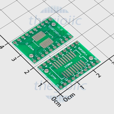 Đế Đổi Chân SOP-20 SSOP-20 TSSOP-20 Sang DIP-20