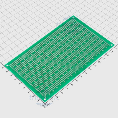 FR4 PCB Hàn Test Board 9x15cm Phủ Xanh 1 Mặt 3 Lỗ