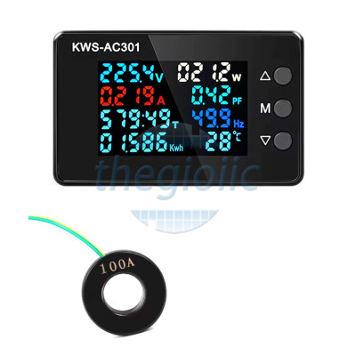 KWS-AC301 Đồng Hồ Đo Đa Năng 100A Giao Tiếp RS485