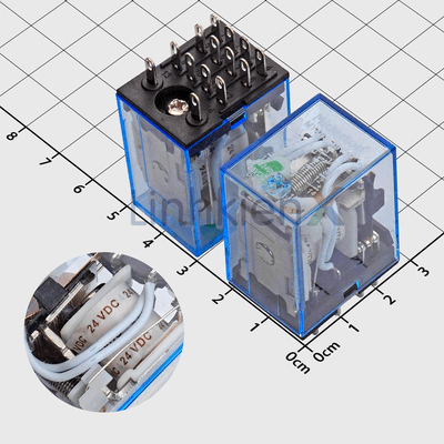 HH54P MY4NJ Rơ Le 24VDC 3A 4PDT 14 Chân