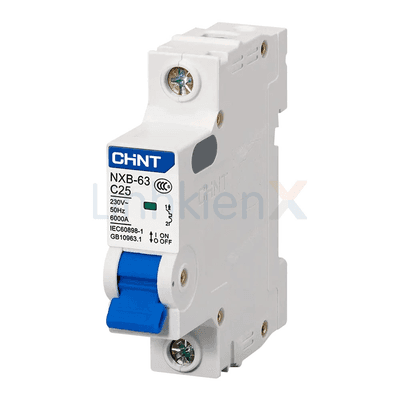 NXB-63 1P C25 6kA Aptomat MCB CHiNT 1 Cực 25A