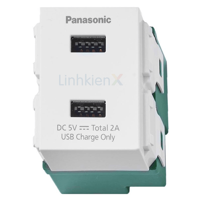 WEF11821W Ổ Cắm USB 2 Cổng Panasonic Dòng Wide