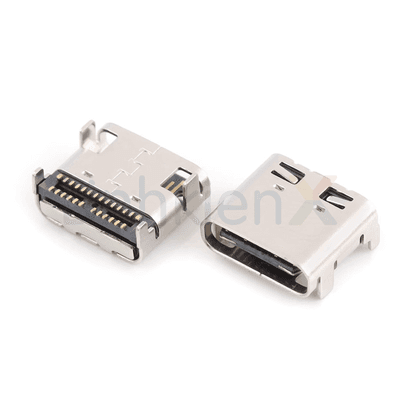 Cổng USB Cái 3.1 Type C 26 Chân Thẳng 2 Hàng Dán SMD