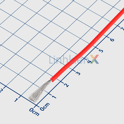 3239-18AWGx1 Dây Điện Silicon Siêu Mềm Chịu Nhiệt Loại Tốt Màu Đỏ