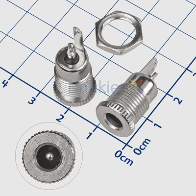 DC099 Đầu Nối Nguồn DC Cái 5521 Nối Dây Kim 2.1mm