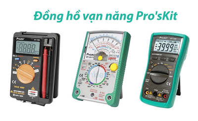 Top 5 mẫu đồng hồ vạn năng Pro'sKit giá tốt được bán chạy nhất