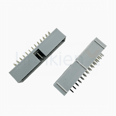 Cổng DC3 64 Chân 2 Hàng 2.54mm Chân Thẳng Màu Xám