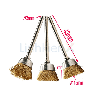 Chổi Đánh Rỉ Sắt Chữ U Cho Máy Khoan Mini 3mm