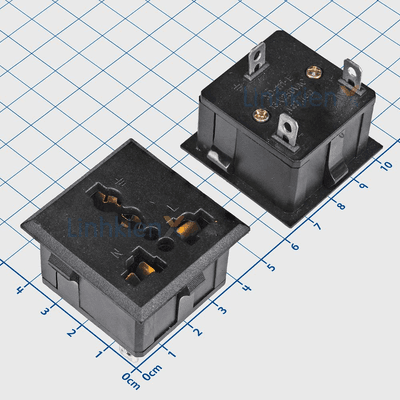 XD-111-E Đầu Nối Nguồn AC Hàn Dây 13A