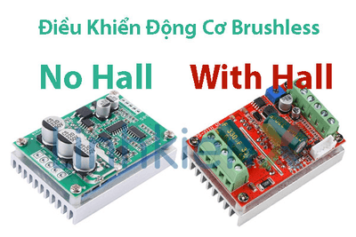 Mạch điều khiển động cơ không chổi than Có Hall và Không Hall – Khác biệt & Ứng dụng thực tế