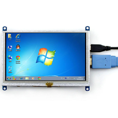 LCD 5inch HDMI 800x480 Cảm Ứng Điện Trở Cho Raspberry Pi Giao Tiếp SPI