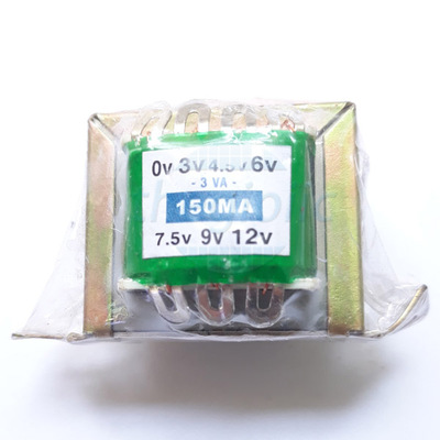 Máy Biến Áp 150mA (3V 4.5V 6V 7.5V 9V 12VAC)