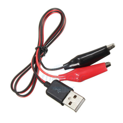 Dây Kẹp Cá Sấu Nối USB Dài 60cm