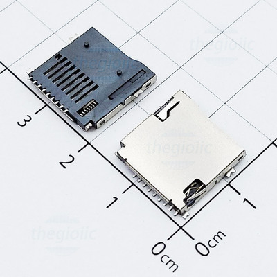 MiSD-PP-9P-V2 Khay Thẻ Nhớ MicroSD 9 Chân Push-Push